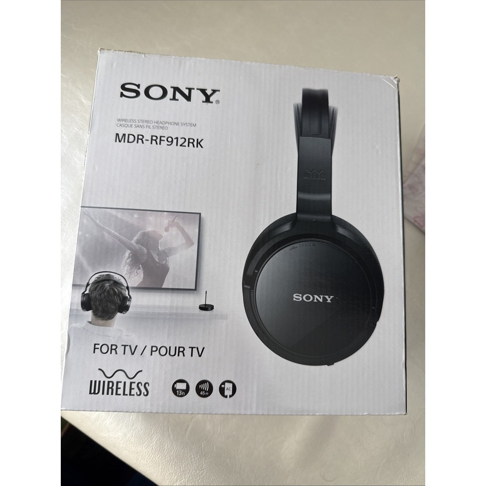 Sony MDRRF912RK Over-the-ear Headphones‎ - Black
